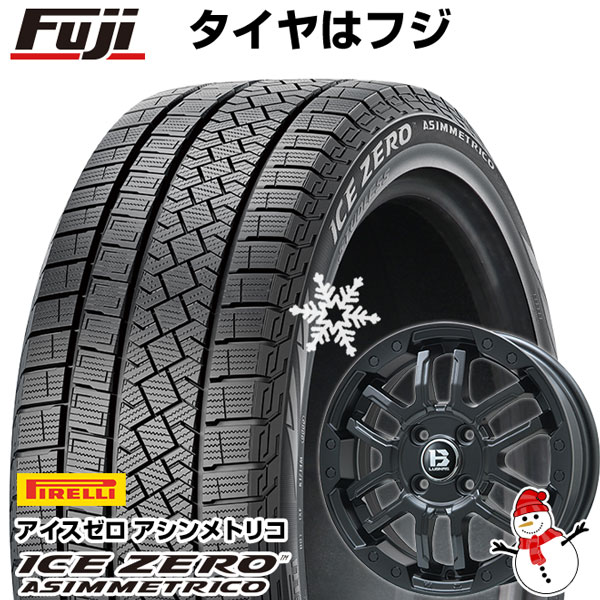 【新品】アルファード/ヴェルファイア等 スタッドレスタイヤ ホイール4本セット 215/65R16 ピレリ ウィンター アイスゼロアシンメトリコ ビッグウエイ B-LUGNAS FRD 16インチ(送料無料)