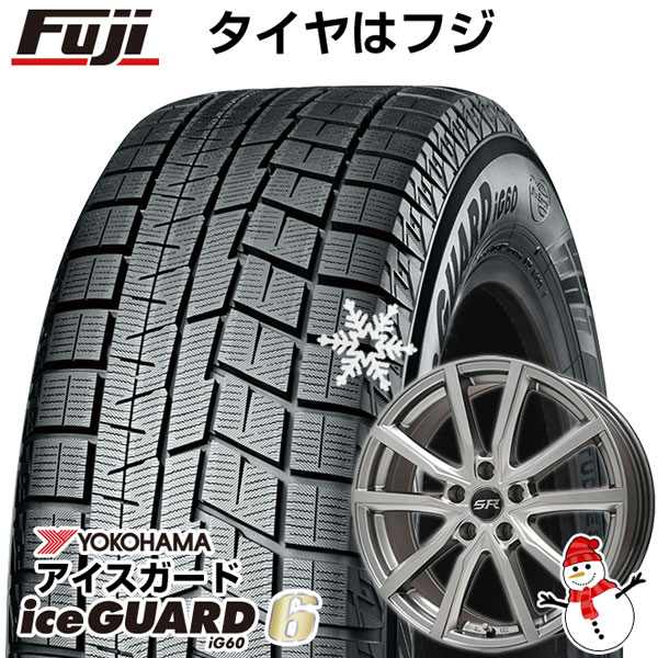 【新品国産5穴100車】 スタッドレスタイヤ ホイール4本セット 195/65R15 ヨコハマ アイスガード シックスIG60 ブランドル N52 15インチ(送料無料)