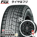 【新品国産4穴100車】 スタッドレスタイヤ ホイール4本セット 165/70R14 ヨコハマ アイスガード シックスIG60 レアマイスター LMG CS-8 グロスブラック/リムポリッシュ 14インチ(送料無料)