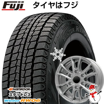 【送料無料 ハイエース200系】 HANKOOK ハンコック ウィンター RW06(限定) 107/105R 195/80R15 15インチ スタッドレスタイヤ ホイール4本セット BRANDLE ブランドル 775 6J 6.00-15