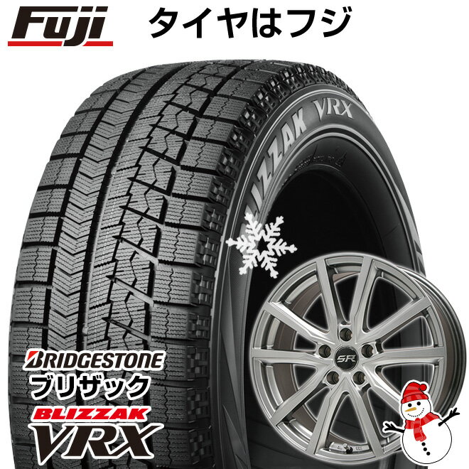 【取付対象】【送料無料 シエンタ 5穴/100】 BRIDGESTONE ブリヂストン ブリザック VRX(限定). 185/60R15 15インチ スタッドレスタイヤ ホイール4本セット BRANDLE ブランドル N52 5.5J 5.50-15