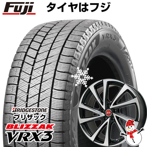 【新品国産5穴114.3車】 スタッドレスタイヤ ホイール4本セット 215/60R17 ブリヂストン ブリザック VRX3 ビッグウエイ B-WIN ヴェノーザ10 17インチ(送料無料)