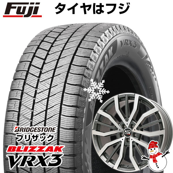 【新品】輸入車用 アウディA4（8K） スタッドレスタイヤ ホイール4本セット 245/40R18 ブリヂストン ブリザック VRX3 MSW by OZ Racing MSW 49(グロスガンメタルポリッシュ) 18インチ(送料無料)