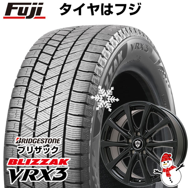 【新品国産5穴114.3車】 スタッドレスタイヤ ホイール4本セット 215/60R17 ブリヂストン ブリザック VRX3 ブランドル KF25B 17インチ(送料無料)