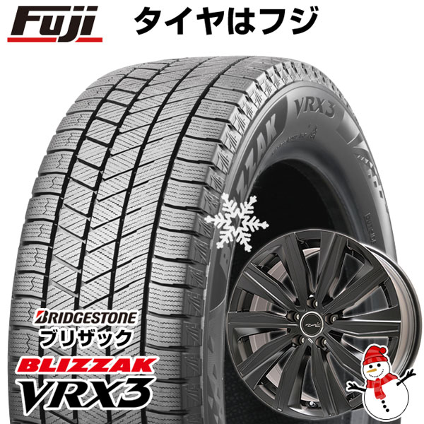【新品】輸入車用 アウディA5（F5 8T） スタッドレスタイヤ ホイール4本セット 245/40R18 ブリヂストン ブリザック VRX3 共豊 ユーロツヴァイ FK-10(マットブラック) 18インチ(送料無料)