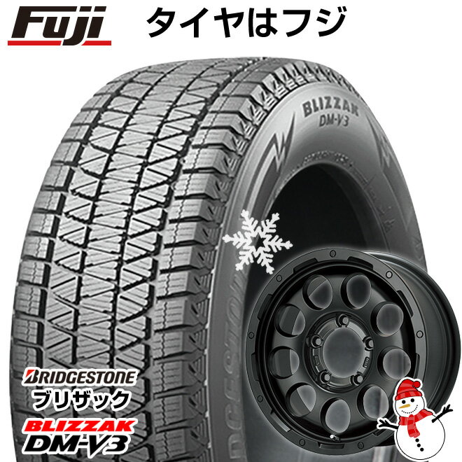 【新品】ジムニーシエラ/ジムニーノマド スタッドレスタイヤ ホイール4本セット 215/70R16 ブリヂストン ブリザック DM-V3 DMV3 レアマイスター LMG CS-9 マットブラック 16インチ(送料無料)