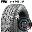 【新品】ジムニー スタッドレスタイヤ ホイール4本セット 175/80R16 ブリヂストン ブリザック DM-V3 DMV3 プレミックス プディン(マットブラック) 16インチ(送料無料)