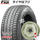 【新品】ジムニー スタッドレスタイヤ ホイール4本セット 175/80R16 ブリヂストン ブリザック DM-V3 DMV3 プレミックス プディン(ホワイト) 16インチ(送料無料)