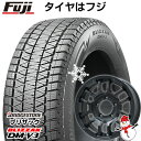 【新品】ジムニー スタッドレスタイヤ ホイール4本セット 175/80R16 ブリヂストン ブリザック DM-V3 DMV3 ビッグウエイ B-LUGNAS FRD(マットブラック) 16インチ(送料無料)