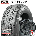 【新品】ジムニー スタッドレスタイヤ ホイール4本セット 175/80R16 ブリヂストン ブリザック DM-V3 DMV3 ビッグウエイ B-LUGNAS FRD(マットブラック/ブラッククリアリム) 16インチ(送料無料)