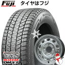 【新品】ジムニー スタッドレスタイヤ ホイール4本セット 175/80R16 ブリヂストン ブリザック DM-V3 DMV3 レアマイスター LMG OFF-STYLE(ハイパーシルバー) 16インチ(送料無料)