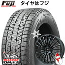 【新品】クラウン クロスオーバー スタッドレスタイヤ ホイール4本セット 225/55R19 ブリヂストン ブリザック DM-V3 レアマイスター LF-FORCE マットブラック(R14ボルト) 19インチ(送料無料)