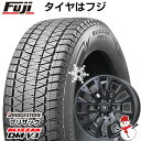 ランクル300 スタッドレスタイヤ ホイール4本セット 265/55R20 ブリヂストン ブリザック DM-V3 DMV3 ビッグウエイ B-LUGNAS BRD(マットブラック) 20インチ(送料無料)