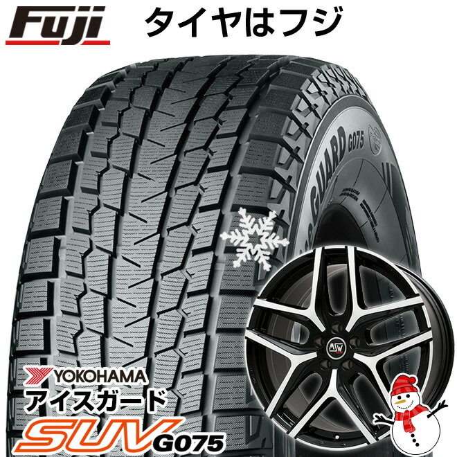 【新品】輸入車用 ディフェンダー スタッドレスタイヤ ホイール4本セット 275/55R20 ヨコハマ アイスガード SUV G075 MSW by OZ Racing MSW 40(グロスブラックフルポリッシュ) 20インチ(送料無料)