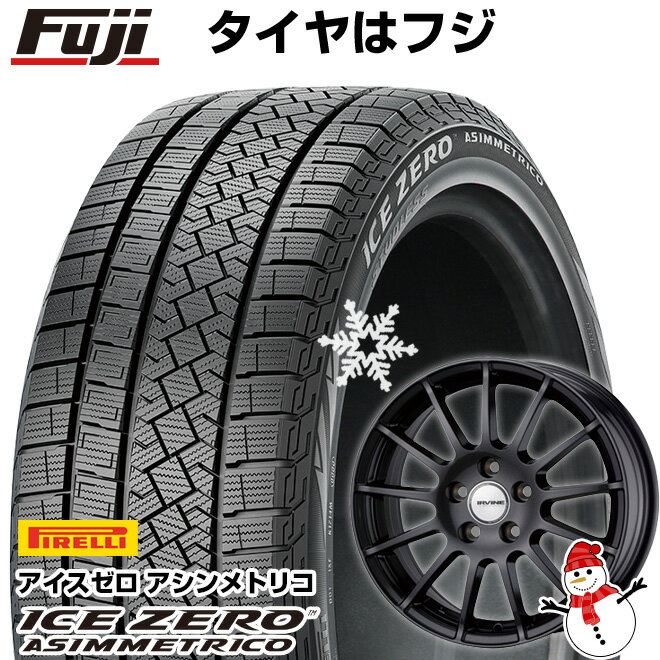 5/20限定!エントリーでポイント最大27倍! 【新品】輸入車用 ベンツGLA（H247） スタッドレスタイヤ ホイール4本セット 215/65R17 ピレリ ウィンター アイスゼロアシンメトリコ ウェッズ アーヴィン F01 ガンメタリック 17インチ(送料無料)