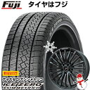 【新品】レクサスIS 2020/11- スタッドレスタイヤ ホイール4本セット 235/45R18 ピレリ ウィンター アイスゼロアシンメトリコ レアマイスター LF-FORCE マットブラック(R14ボルト) 18インチ(送料無料)