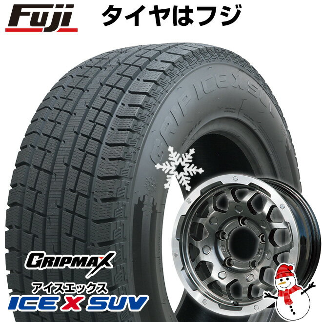 5/20限定!エントリーでポイント最大27倍! 【新品】ジムニー スタッドレスタイヤ ホイール4本セット 175/80R16 グリップマックス アイスX SUV BSW ブラックサイドウォール(限定2023年製) レアマイスター LMG MS-9W 16インチ(送料無料)