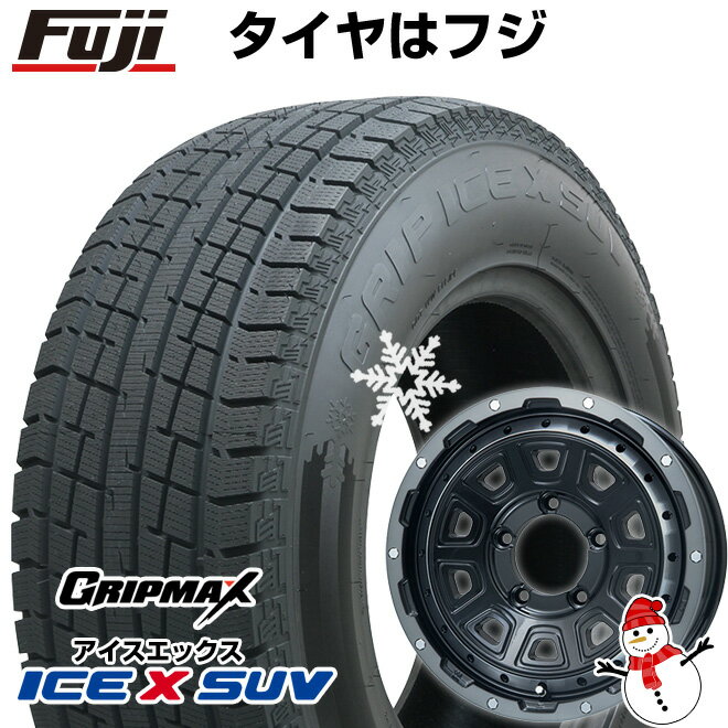 5/20限定!エントリーでポイント最大27倍! 【新品】ジムニー スタッドレスタイヤ ホイール4本セット 185/85R16 グリップマックス アイスX SUV BSW ブラックサイドウォール(限定2022年製) レアマイスター LMG DS-10 16インチ(送料無料)