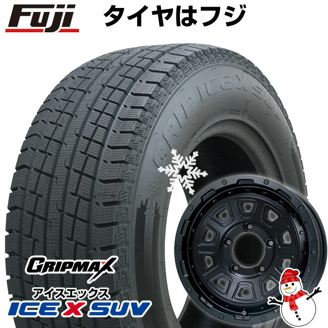 5/20限定!エントリーでポイント最大27倍! 【新品】ジムニー スタッドレスタイヤ ホイール4本セット 185/85R16 グリップマックス アイスX SUV BSW ブラックサイドウォール(限定2022年製) レアマイスター LMG DS-10 16インチ(送料無料)