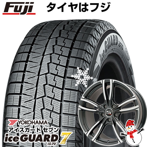 【パンク保証付き】【新品】輸入車用 MINI（F60） スタッドレスタイヤ ホイール4本セット 225/50R18 ヨコハマ アイスガード7 セブンIG70 MSW by OZ Racing MSW 73 18インチ(送料無料)