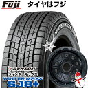 【パンク保証付き】【新品】ジムニー スタッドレスタイヤ ホイール4本セット 175/80R16 ダンロップ ウインターマックス SJ8+ レアマイスター LMG DS-10 マットブラック 16インチ(送料無料)