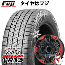 【新品】ジムニーシエラ スタッドレスタイヤ ホイール4本セット 215/70R16 ブリヂストン ブリザック VRX3 ビッグウエイ B-LUGNAS FRD(マットブラック/レッドリム) 16インチ(送料無料)