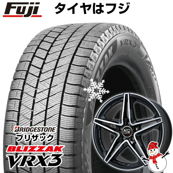 5/15限定!エントリーでポイント最大39倍! 【新品】輸入車用 ベンツCLA（C117） スタッドレスタイヤ ホイール4本セット 235/40R18 ブリヂストン ブリザック VRX3 MSW by OZ Racing MSW 31(グロスブラックフルポリッシュ) 18インチ(送料無料)