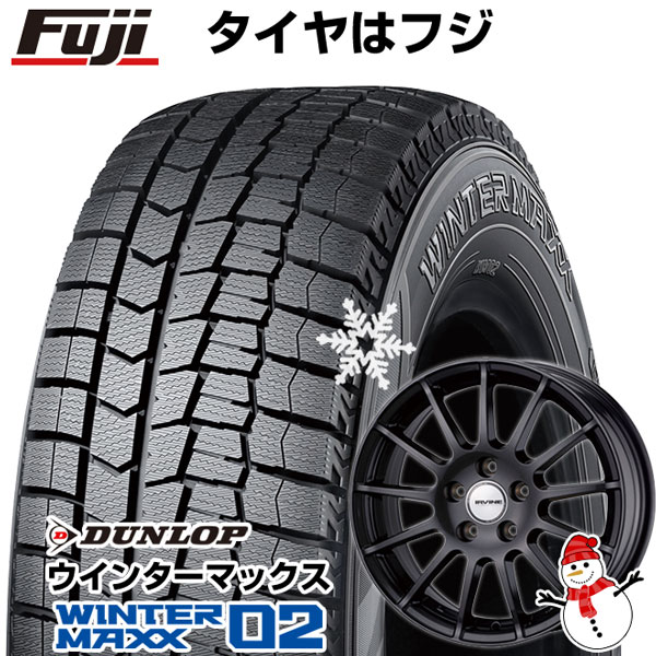 5/20限定!エントリーでポイント最大27倍! 【新品】輸入車用 ベンツAクラス（W177） スタッドレスタイヤ ホイール4本セット 205/60R16 ダンロップ ウインターマックス 02 WM02 ウェッズ アーヴィン F01 16インチ(送料無料)