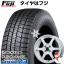 【パンク保証付き】【新品国産4穴100車】 スタッドレスタイヤ ホイール4本セット 195/50R16 ダンロップ ウインターマックス 03 WM03 レアマイスター CS-V6(ホワイト) 16インチ(送料無料)