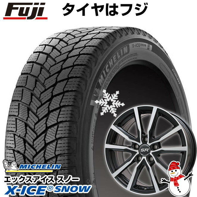 【新品国産5穴114.3車】 スタッドレスタイヤ ホイール4本セット 215/60R16 ミシュラン エックスアイス スノー ブランドル N52BP 16インチ(送料無料)