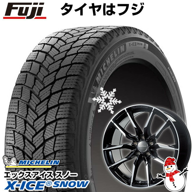 【新品】輸入車用 ベンツGLE（W167） スタッドレスタイヤ ホイール4本セット 255/50R19 ミシュラン エックスアイス スノー SUV ユーロテック GL-LINE(ブラックポリッシュ) 19インチ(送料無料)