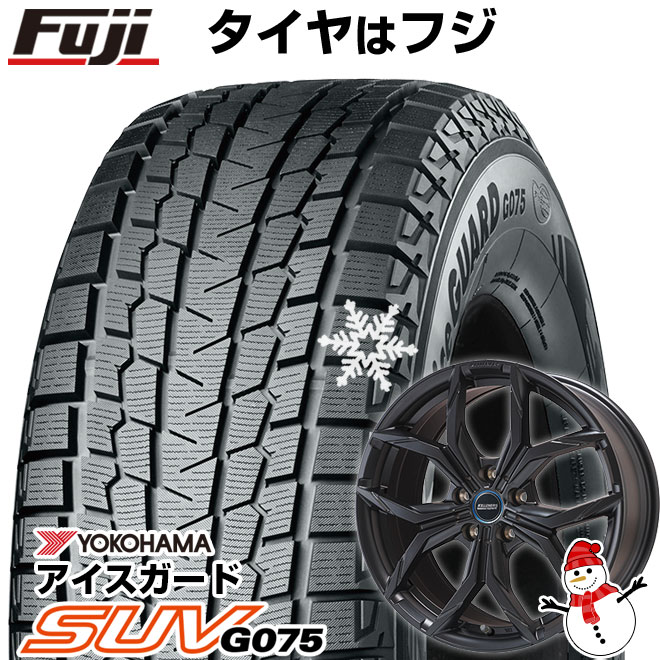 【新品】輸入車用 MINI（U25） スタッドレスタイヤ ホイール4本セット 225/55R18 ヨコハマ アイスガード SUV G075 ケレナーズスポーツ ミュンヘンII(マットブラック) 18インチ(送料無料)
