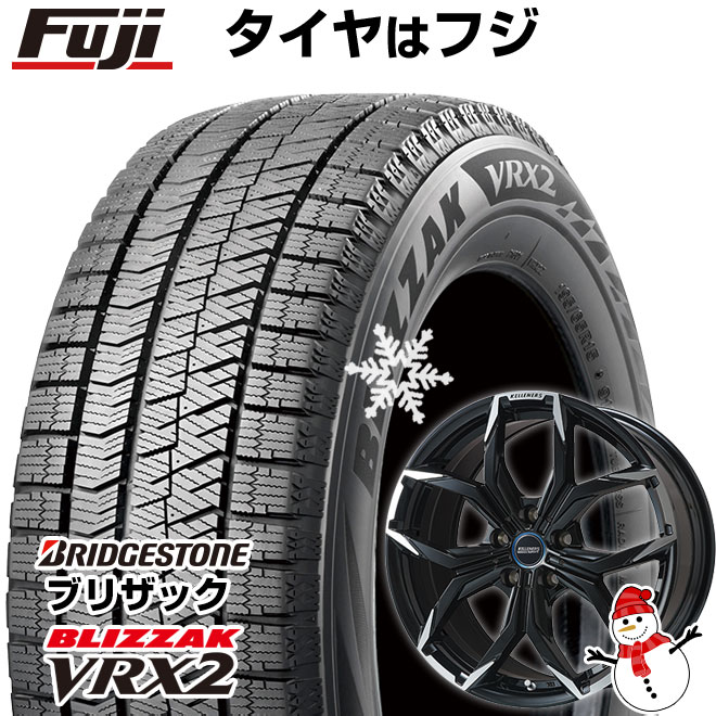 【新品】輸入車用 MINI（F65/F66） スタッドレスタイヤ ホイール4本セット 195/55R16 ブリヂストン ブリザック VRX2 ケレナーズスポーツ ミュンヘンII(ブラックポリッシュ) 16インチ(送料無料)