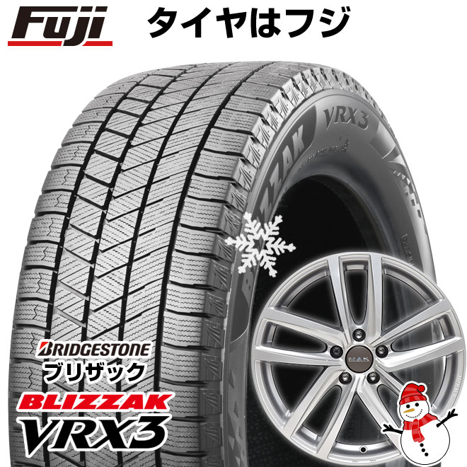 【新品】輸入車用 アウディA1（GB） スタッドレスタイヤ ホイール4本セット 215/45R17 ブリヂストン ブリザック VRX3 MAK ドレスデン 17インチ(送料無料)
