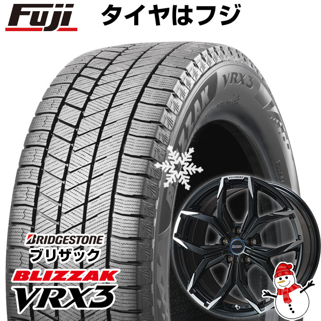 【新品】輸入車用 MINI（J01） スタッドレスタイヤ ホイール4本セット 195/60R16 ブリヂストン ブリザック VRX3 ケレナーズスポーツ ミュンヘンII(ブラックポリッシュ) 16インチ(送料無料)