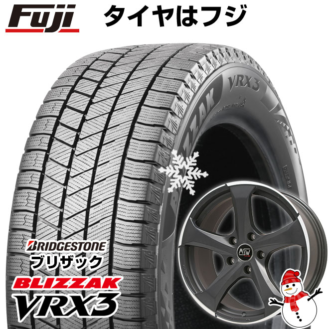 【新品】輸入車用 MINI（U25） スタッドレスタイヤ ホイール4本セット 225/60R17 ブリヂストン ブリザック VRX3 MSW by OZ Racing MSW 47(マットダークチタニウムポリッシュ) 17インチ(送料無料)