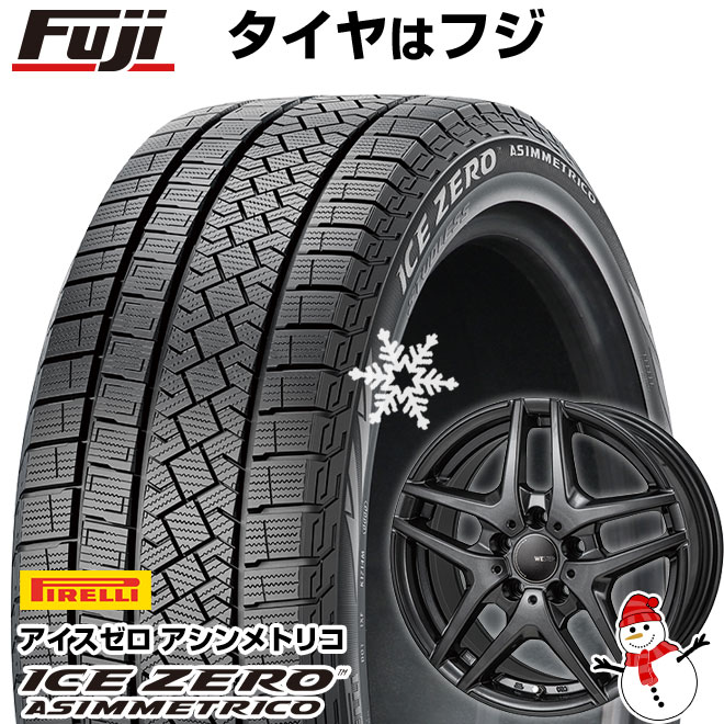 【新品】輸入車用 MINI（U25） スタッドレスタイヤ ホイール4本セット 225/60R17 ピレリ ウィンター アイスゼロアシンメトリコ モンツァ ウェスター S05 ガンメタリック 17インチ(送料無料)