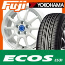 【送料無料】 205/55R16 16インチ BRANDLE-LINE ブランドルライン カルッシャー ホワイト 6.5J 6.50-16 YOKOHAMA ヨ...
