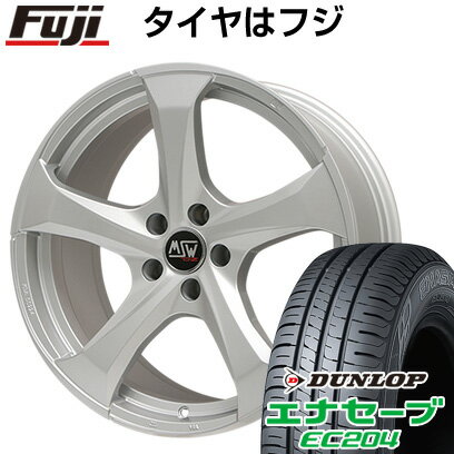 クーポン対象 【取付対象】 【送料無料 MINI（F60）】 225/50R18 18インチ MSW by OZ Racing MSW 47(フルシルバー) 8J 8.00-18 DUNLOP エナセーブ EC204 サマータイヤ ホイール4本セット 輸入車