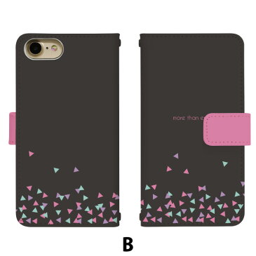 スマホケース 手帳型 BASIO3 KYV43 ベルトあり 三角ドット KYV43 カバー 手帳 au かわいい ギャラクシー ケース kyv43 手帳型 kyv43ケース 手帳カバー おしゃれ 携帯ケース KYV43 di602