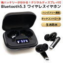 ワイヤレスイヤホン bluetooth 5.3 カナ