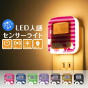 センサーライト 人感センサーライト フットライト コンセント式 LEDセンサーライト 屋内 足元灯 ナイトライト 人感 点灯時間調節可 自動点灯 消灯 省エネ 室内 玄関 廊下 寝室 トイレ 階段 明るい 子供部屋 プリント zakka036-24