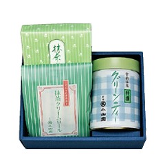 抹茶グリーンティーのギフト 夏向けのお茶・特選ギフト 特選グリーンティーに、夏向けのお茶、冷用煎茶・冷用玉露などを組み合わせた、夏(7〜8月)の特選ギフト。 冷たいお水で淹れる煎茶・玉露は旨味がより引き出されます。 氷出しのお茶を作るのにも山間部で育つ宇治茶は味がまろやかで最適です。 ギフト・抹茶菓子との組み合わせ 丸久小山園の定番の抹茶菓子と宇治茶のギフト 宇治抹茶・寒天ゼリー(5月〜9月期間限定） 京都伏見の造り酒屋の仕込み水でつくったみずみずしい寒天ゼリーに 抹茶グリーンティーの清涼感溢れる組み合わせ。 よく冷やした柔らかな寒天ゼリーが喉ごし爽やかで抹茶との風合いが絶妙です。抹茶グリーンティーの贈り物・抹茶菓子とグリーンティー