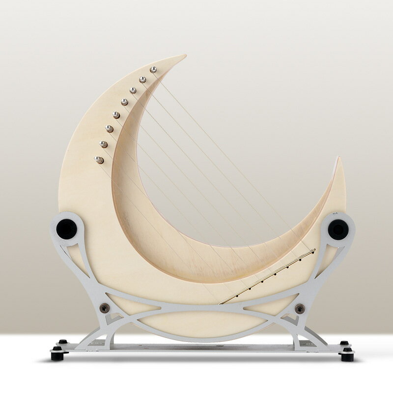 ライアーハープ 子供 大人 初心者向け 木製楽器 十シンプル 8弦