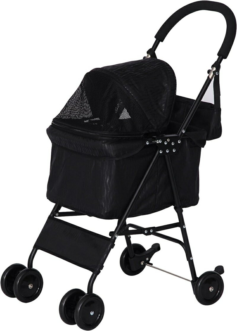 ペットカート 小型犬用カート ミニペットカート 折りたたみ式 犬 猫用 バギー ドッグカート 軽量 持ち..