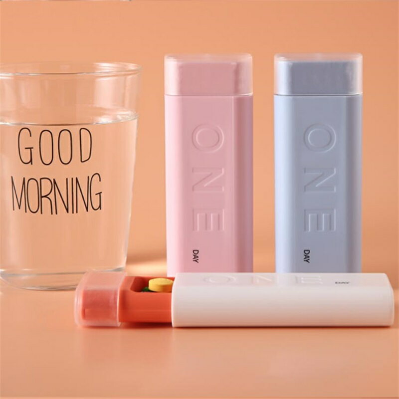 1日3回 ピルケース くすり入れ 薬ケース 携帯 可愛い ポータブルピルケース 薬箱 錠剤入れ 医薬品 収納..