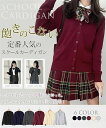 スクールカーディガン 女子 制服 着心地良い カーディガン 学生 セーター ゆったり Vネック 長袖 学校制服 冷房対策 無地 通学 入学式 卒業式 春秋冬 プ...
