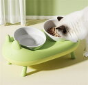 猫用食器 餌台 折りたたみ式 陶器ボウル 滑り止めシリコンパッド 漏れ防止ガードレール インストール不要