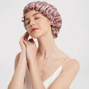 ナイトキャップ ゴム紐タイプ ロングヘア用 就寝用 産後用 朝まで脱落なし 保湿美髪 枝毛・寝癖防止 摩擦軽減 レディース 母の日 誕生日 プレゼント