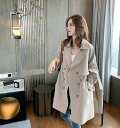トレンチコート レディース 大きいサイズ ロング丈 ダブルボタン 無地 おしゃれ 春秋 アウター スプリングコート 就活 ビジネス 通勤 コート ロングコート 羽織り ロング きれいめ 入園式 卒業式 送料無料 オールシーズン 春夏秋冬